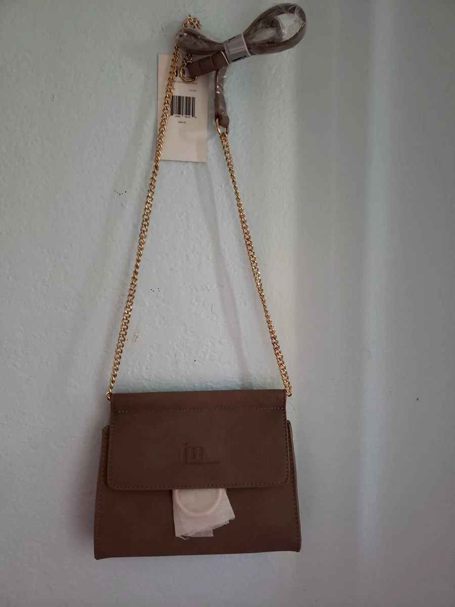 New Jessica Moore Suede Crossbody Bag Fawn Handbag 8 x 7 inches (W x L)  GIFT | eBay