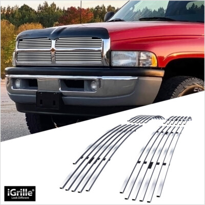 Aps Compatible With 1999 2001 Ram Sport Billet Grille Combo | Desertcart
