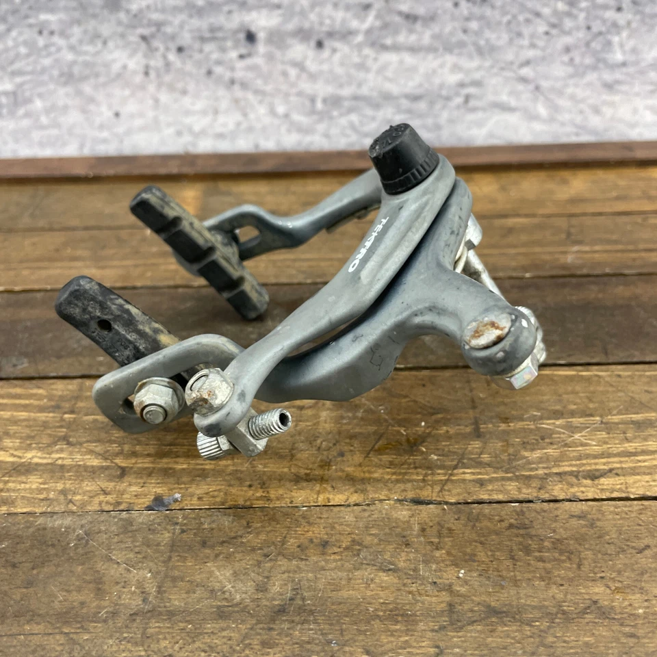 Pinza de freno delantera Tektro BMX Freestyle gris años 90 00 Old School BMX descolorida Foto 3 de 4