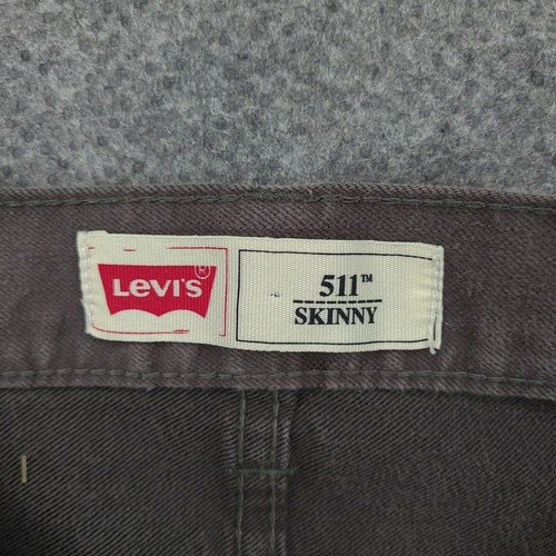 Levi's 511 Boy Jeans Size W29XL29 Skinny Slim Fit Denim Cotton Blend With Pocket - Picture 8 of 11