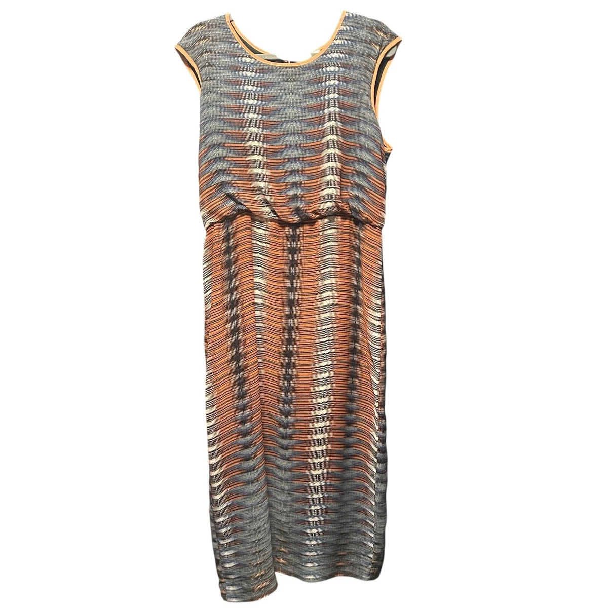 linen striped maxi dress Women Loose Beige Striped Maxi Dresses Linen Clothes
