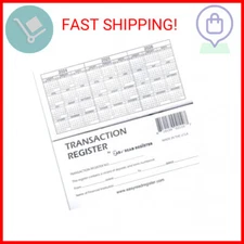 12 Check Registers for Personal Checkbook - Made in The USA - Checkbook Ledger T