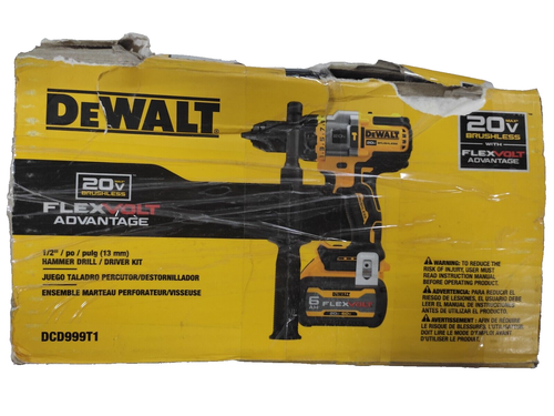 DeWALT DCD999T1 20V MAX Cordless 1/2 in. Hammer Drill/Driver Kit - Picture 2 of 14