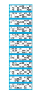 6000 BINGO TICKETS 4 BLÖCKE À 1500 FLYER JUMBO MARKE 12TV QUICKIES SPECIALS
