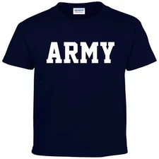 US ARMY Physical Training Military PT T Shirt  24 Color Combinations 8 Sizes 