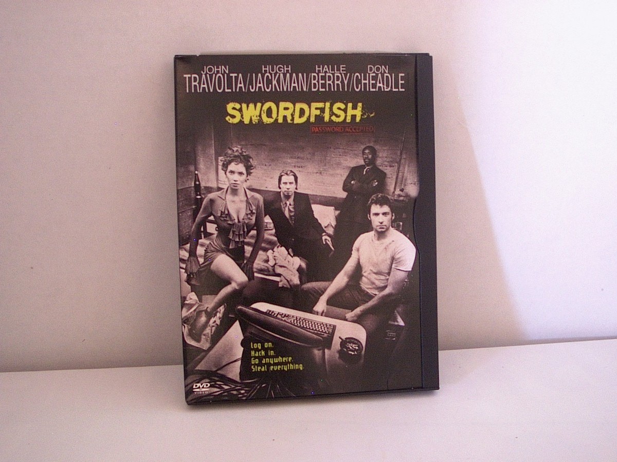 Swordfish dvd movie John Travolta Hugh Jackman Halle Berry