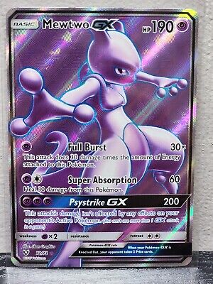 shiny mewtwo gx full art Values - MAVIN