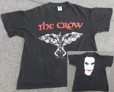 The Crow Brandon Lee Tshirt XL 90s Movie 2 sided short sleeve tee NH8788