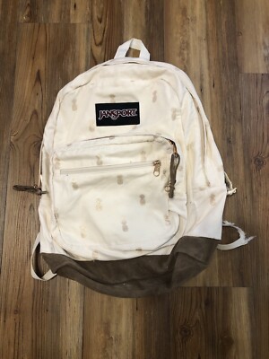 Vintage Distress Jansport Backpack Pineapple Print School College See  Pictures