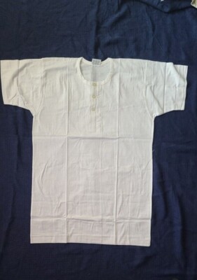 10 VTG New old stock Mapple Leaf T shirts Mens Asian Size 38 White With Botons