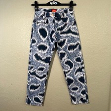 Vivienne Westwood 1994 Cafe Society Leopard Denim Jeans Red Label