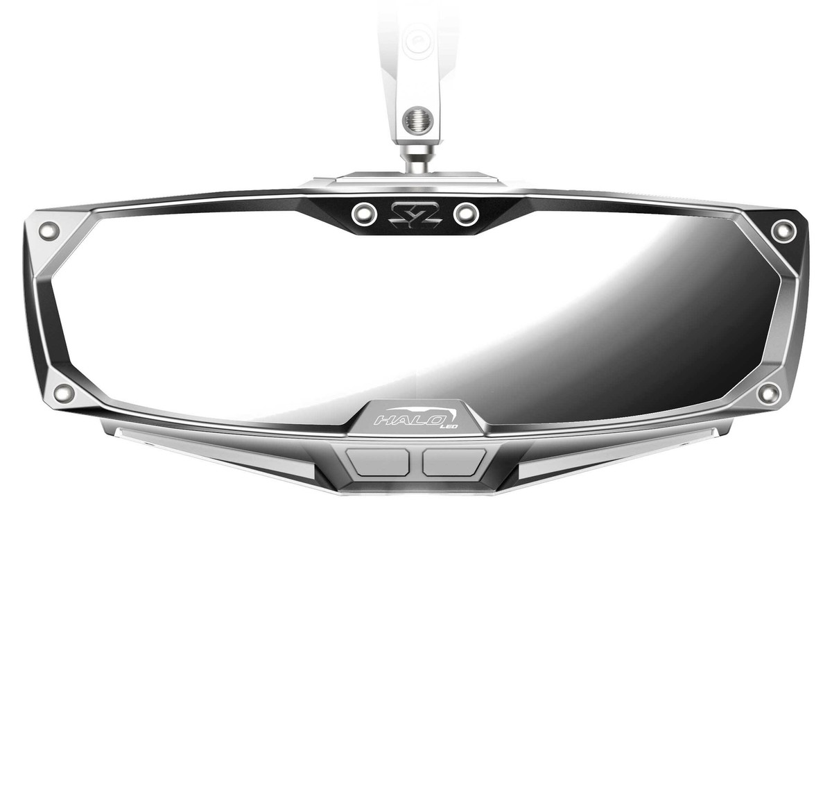 パッション Seizmik Halo-RA LED Rear Mirror with Cast Aluminum Bezel