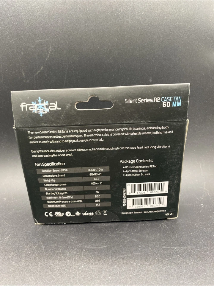 Fractal Design Silent Series R2 Case Fan 60MM - Image 4 of 4