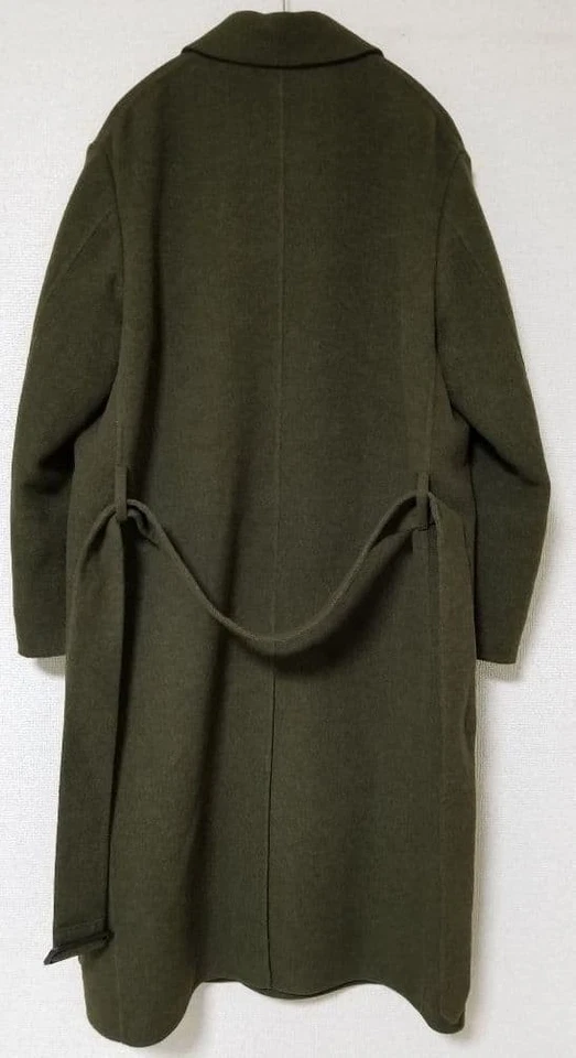 UNIQLO x JW ANDERSON Double-Face Single Coat, Wool Balmacaan Coat Size L - Image 4 of 4