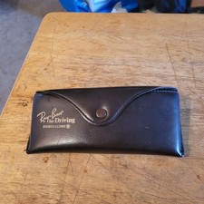 Vintage Ray-Ban for Driving Bausch  Lomb Hard Leather Case Brown.