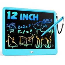 12 Inch LCD Writing Tablet for 3 Year Olds - Electronic Drawing 12 inch Blue