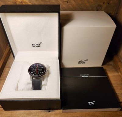 Montblanc Automatikuhr TimeWalker Urban Speed Chronograph Schwarz Herren mit Box