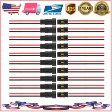20X Car Waterproof Electrical Wire Cable Connector Male Female 2Pin Way Plug Kit