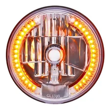 United Pacific 31378 Crystal Headlight   Rh/Lh, 7", Round, Chrome Housing,