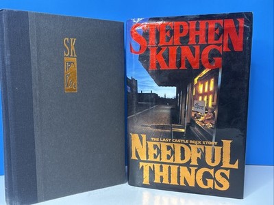 Needful Things Stephen King (1991, Hardcover with Dust Jacket) 1st Edition  FS !