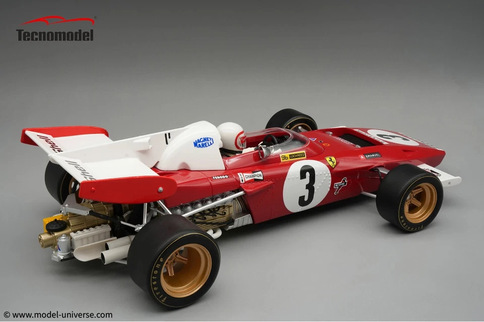 Tecnomodel - 1:18 Ferrari 312 B2 F1 No.3 Clay Regazzoni 1971 Zandvoort GP (Wi... - Imagem 2 de 2