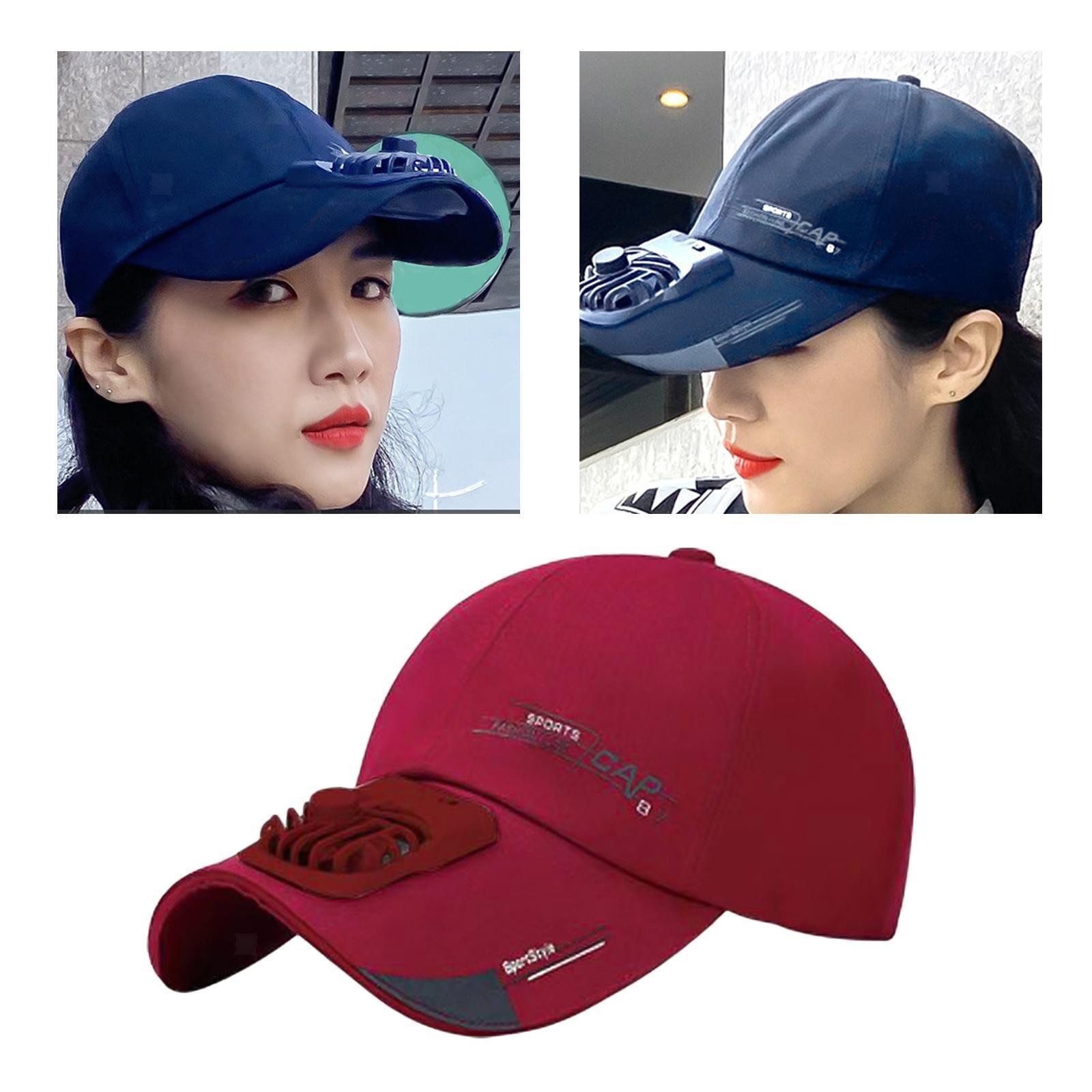 APL Baseball con Ventilatore USB Estivo Outdoor Cappello da Sole La Ventola per Golf IT 1