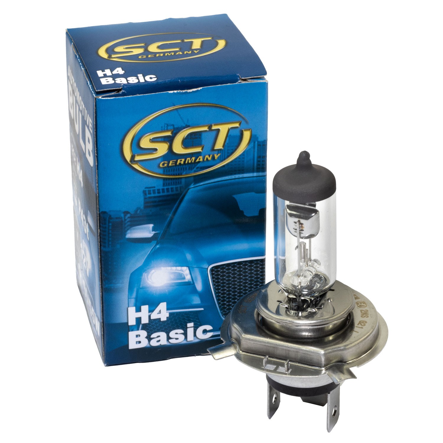 Scheinwerfer Glühbirne H4 Basic 12V für Alfa Audi BMW Ford Honda Mercedes