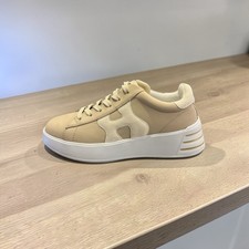 HOGAN Donna Sneaker Rebel pelle beige   SCONTO 30%