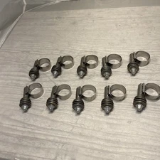 Lot of 10 Ideal Flex Gear Constant Tension Hose Clamps 9/16 to 1-1/16, 4701052