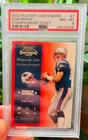 2002 Tom Brady Playoff Contenders Championship Ticket #7 /250 - PSA 8