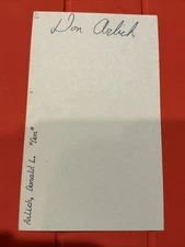 Don Arlich 🔥🔥MLB Debut: 1965 Houston Astros🔥🔥Autograph 🔥🔥