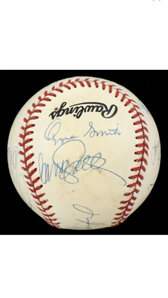 Béisbol firmado por (8) con Carlton Fisk, Joe Morgan, Fergie Jenkins y otros Foto 2 de 4