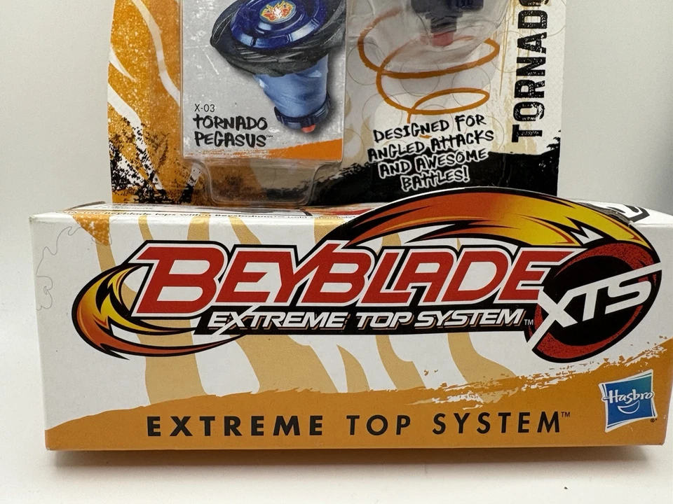 Beyblade XTS Tornado Battlers 2011 sin usar, en caja, Tornado Pegasus X-03 Hasbro ¡Nuevo sellado! Foto 2 de 4