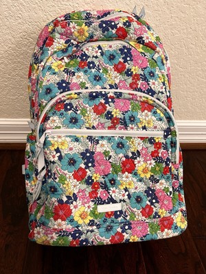Vera Bradley Far Out Floral Essential Large Backpack & Wide  display picture 2