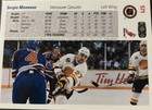 Sergio Momesso Vancouver Canucks autographed card (1991-92 Upper Deck #571) — photo 2