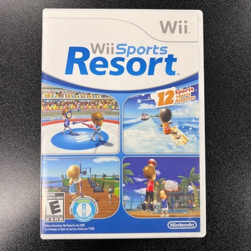 Wii Sports Resort Nintendo Wii - CIB Complete in Box with Manual - Tested Works