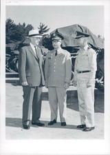1962 Photo James Donohue Colonel Military Thomas Lane Congressman Stinson Men