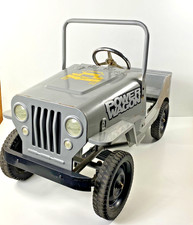 Unique JEEP Pedal Car Flat Fender Power Wagon Custom Smokey Bear 33" Steel
