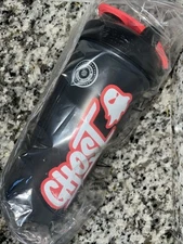 NEW - Ghost Lifestyle Blender Bottle 28 oz Shaker Cup Black/red “Infrared”🔥