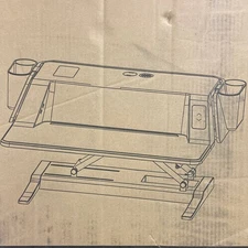 FlexiSpot Motorized Sit-Stand 30" Workstation GRAY EM6MG DESK ONLY NO HARDWARE