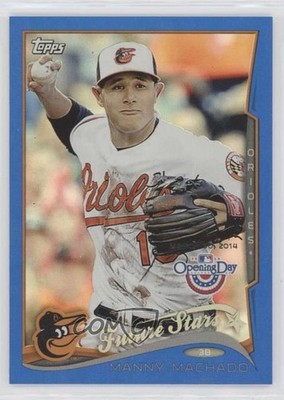 2014 Topps Opening Day Future Stars Blue Holofoil /2014 Manny Machado #128 0t2