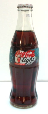COCA-COLA BOUTEILLE VERRE BOTTLE LIGHT 2001 EDITION LIMITEE FRANCE - Photo 1/4