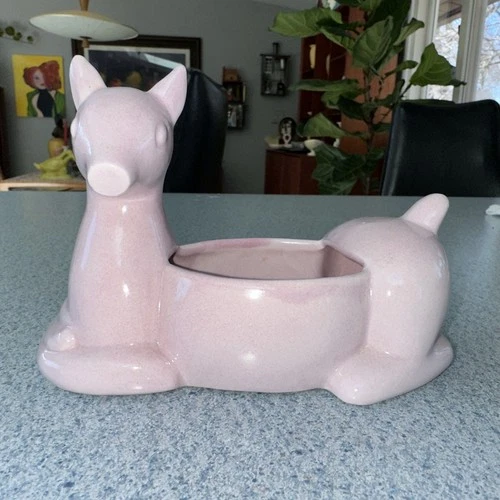 Red Wing Rumrill 911 Deer Figurine Planter