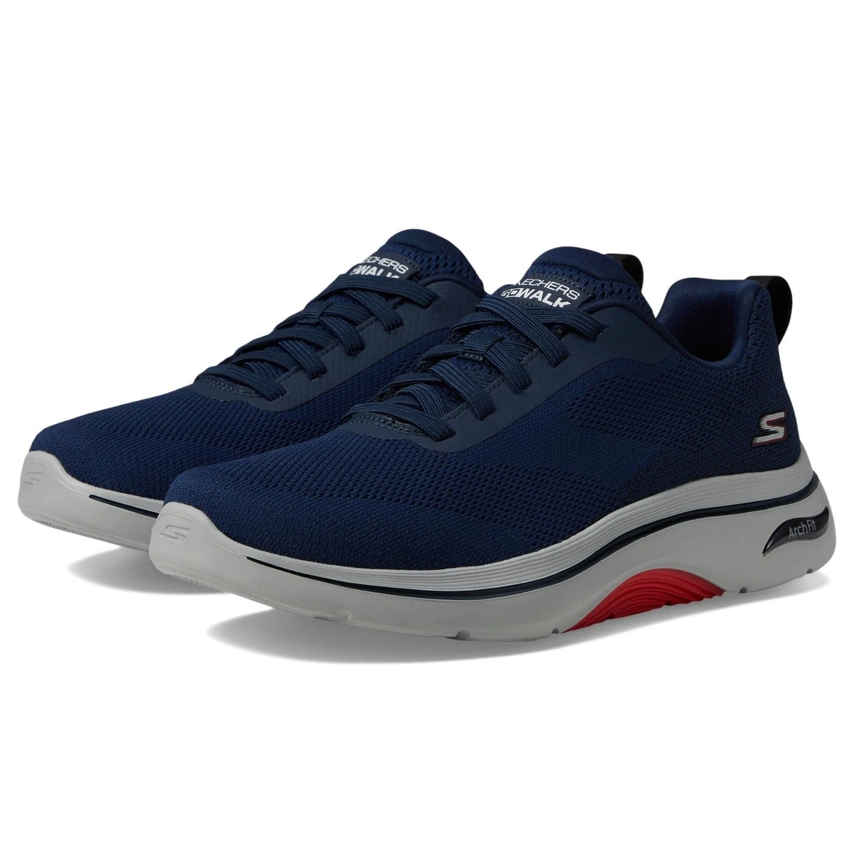 Skechers Mens GOwalk Max Slip On Gray Size 11.5EWW Skechers Performance Sneakers for Men for Sale | Shop Men main image 2