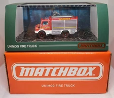 Matchbox Collectors Mercedes-Benz Unimog Fire Truck 1/64