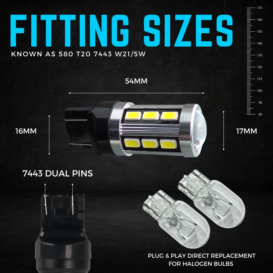 Fits Bmw 1 Series Led White DRL Bulbs F20 F21 Smd Daytime Running Lights 2012-19 - Image 4 of 4