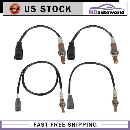 4Pcs Oxygen Sensor O2 FIT Land Rover Range Rover Sport LR4 2010-2013 V8 5.0L