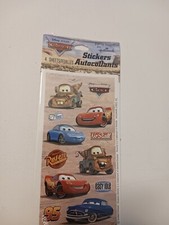 Disney Pixar Cars 4 Sheets Of Stickers New