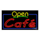 Cafe Led Neon Sign 32"L x 17"H #25421