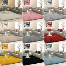 DICKE FLAUSCHIGE SHAGGY TEPPICHE 5 CM WEICHFLOR TEPPICH CARPET WOHNZIMMER SCHLAFZIMMER KÜCHE UK